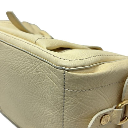 Celine Tote Boogie Bag Light Yellow Leather