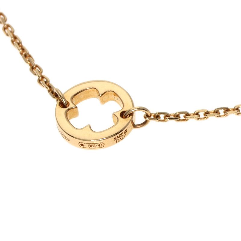 Bvlgari Bulgari Fiorever Diamond Necklace 18K Pink Gold Ladies