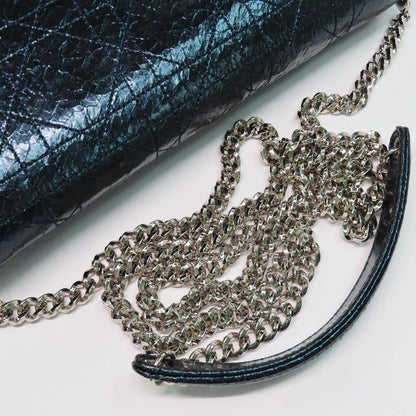 Dior Miss Dior Wallet Chain Shoulder Bag Metallic Blue - Svhardware