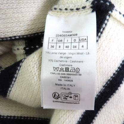 Christian DIOR 224g02am309 Cashmere Blend With Anchor Buttons Logo Design