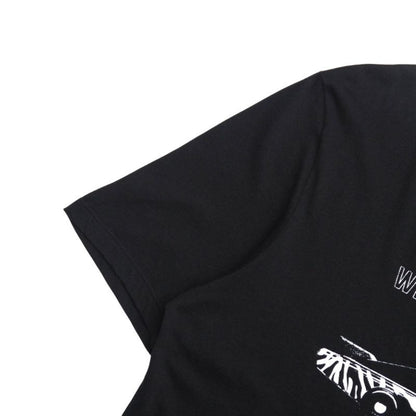 Saint Laurent Paris Short Sleeve T-shirt Size XS Print Cut And Sewn Car Made In