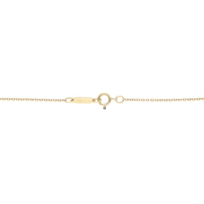 Tiffany & Co 18K Yellow Gold Cross Necklace Men's 18inch