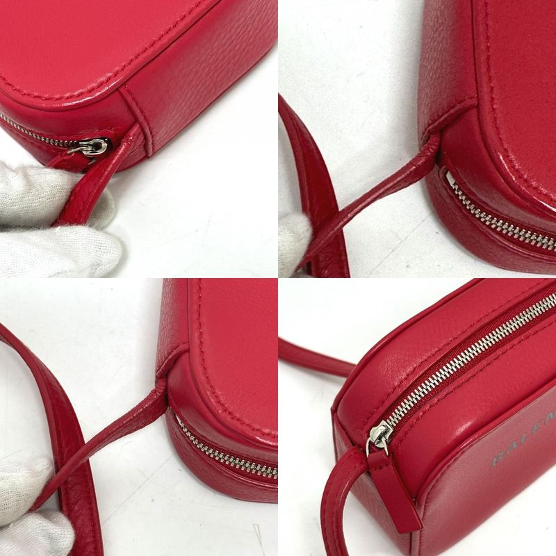 Balenciaga Shoulder Bag Everyday 552372 Leather Red
