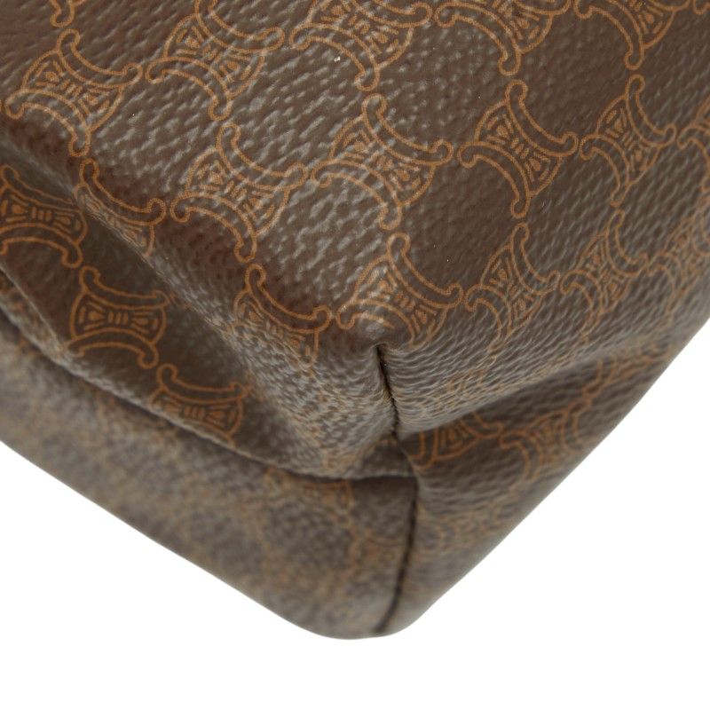 Celine Macadam Brown PVC Leather Women's Celine