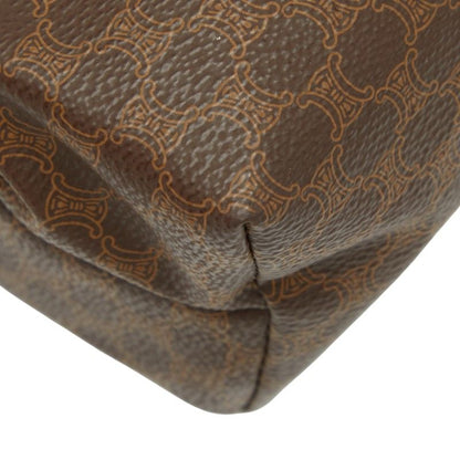 Celine Macadam Brown PVC Leather Women's Celine