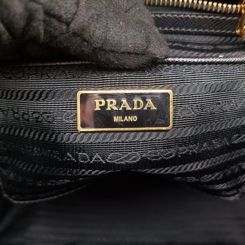 Prada Galleria Black Saffiano Leather Bn18027 R 165