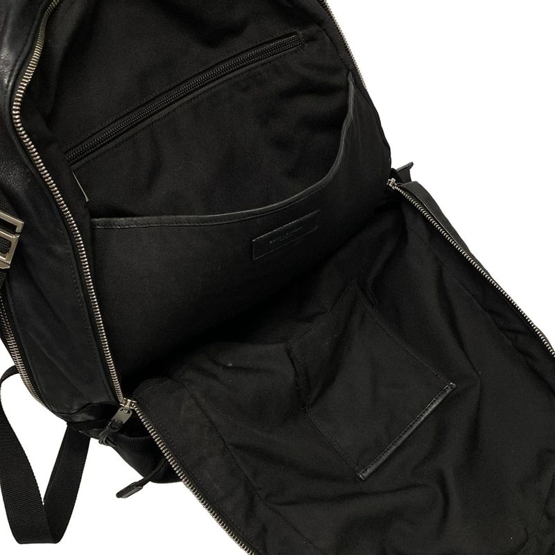Saint Laurent Paris Backpack Sac - 649765 Black Leather