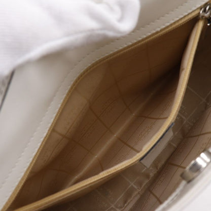 Celine One Shoulder Leather White Women's Shoulder Bag