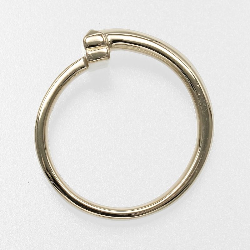 Tiffany & Co T One 18K Yellow Gold #8 Ladies 3.77g Ring