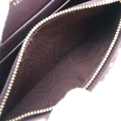 Dior Christian Dior Saddle Trotter 2WAY Clutch Canvas Bordeaux Women's Waist Bag