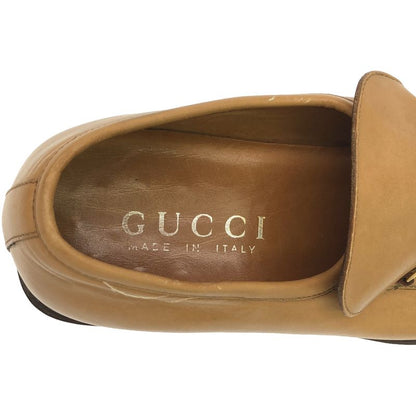 Gucci Metal Plated Square Toe Shoes 110 1399 Beige 8d