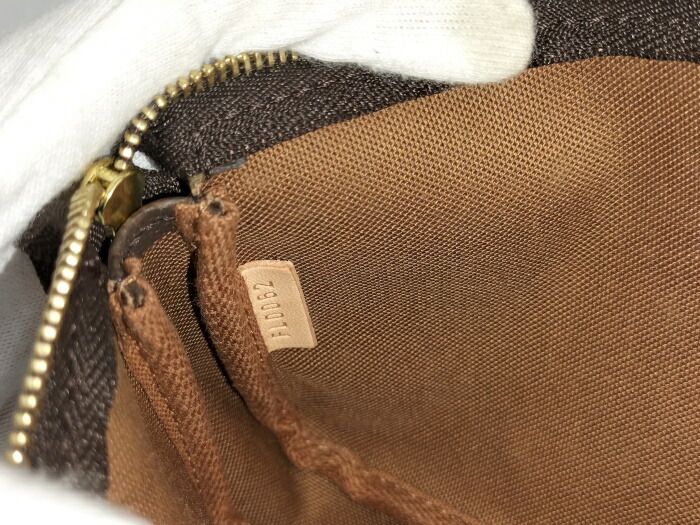 Louis Vuitton Mini Pochette Accessoire Handbag Monogram Brown M58009