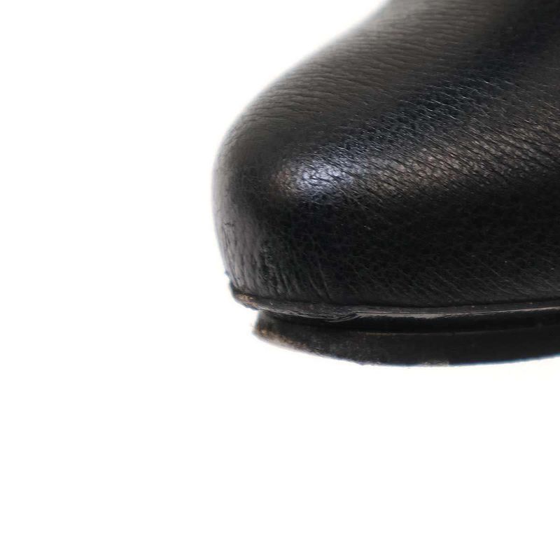 Balenciaga High Heel Leather Boots 245433 Black 37