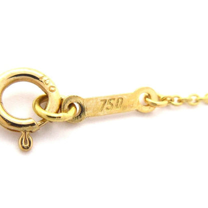 Tiffany & Co Necklace Open Teardrop 18K Yellow Gold