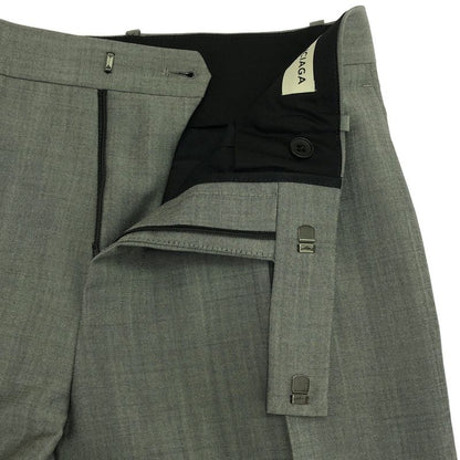 Balenciaga Wool Mohair Set-Up Suit 390206 Gray 44