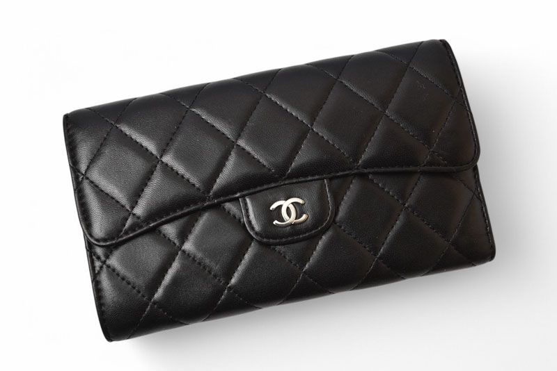 Chanel Wallet Trifold Chanel Wallet A31506 Timeless Classic Matelasse Caviar