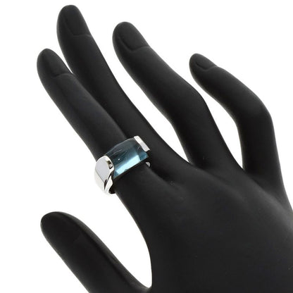 Bvlgari Bulgari Tronchetto Blue Topaz Ring - Ring 18K White Gold Ladies