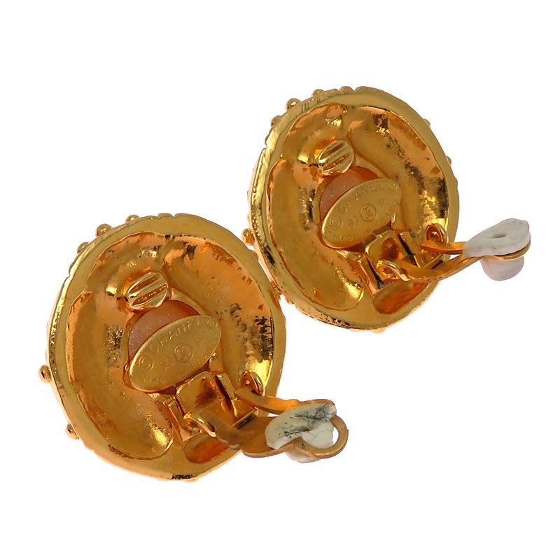 Chanel Glamour Pearl and Crystal Gold-Tone
