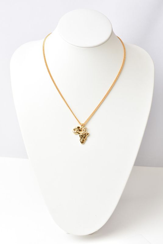 Chanel Necklace Pendant Chain Ladies Men's Chanel Africa Motif Coco Mark CC