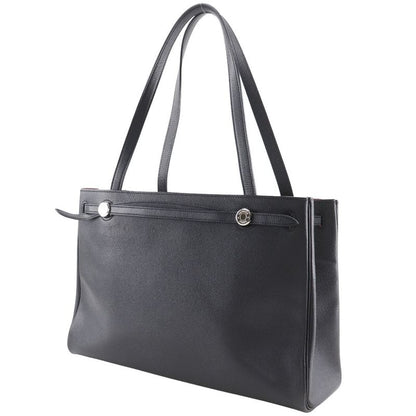 Hermes Cabas Na Vaux Epson Black □H Ladies Tote Bag