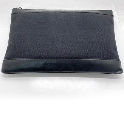 Balenciaga Clutch Bag Navy Clip M Black 373834