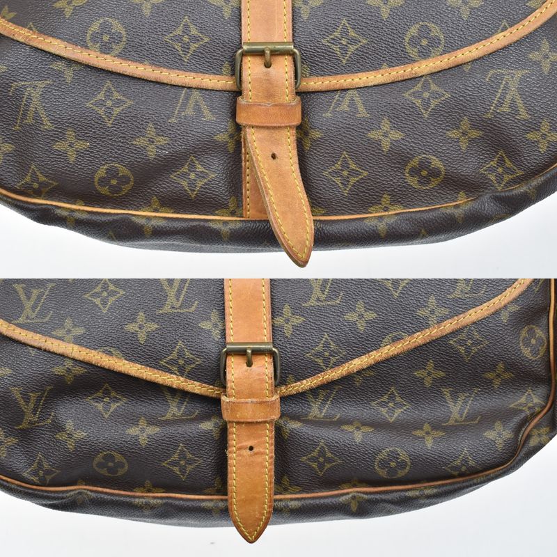Louis Vuitton Saumur 35 Shoulder Bag Monogram Leather M42254 80kb027