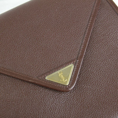 Saint Laurent Shoulder Bag Leather Brown
