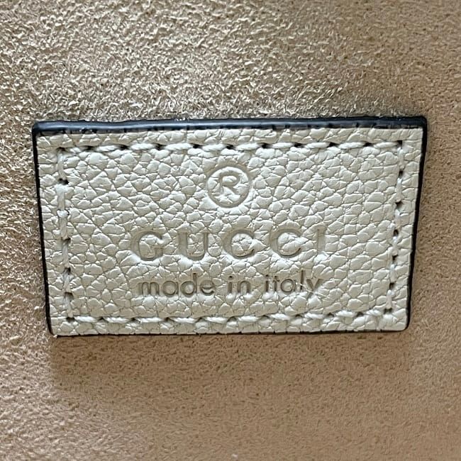 Gucci Mini Shoulder Bag Aphrodite White GG Marmont