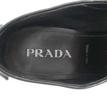 Prada Lace-Up Leather Shoes 2eg394 Black 10