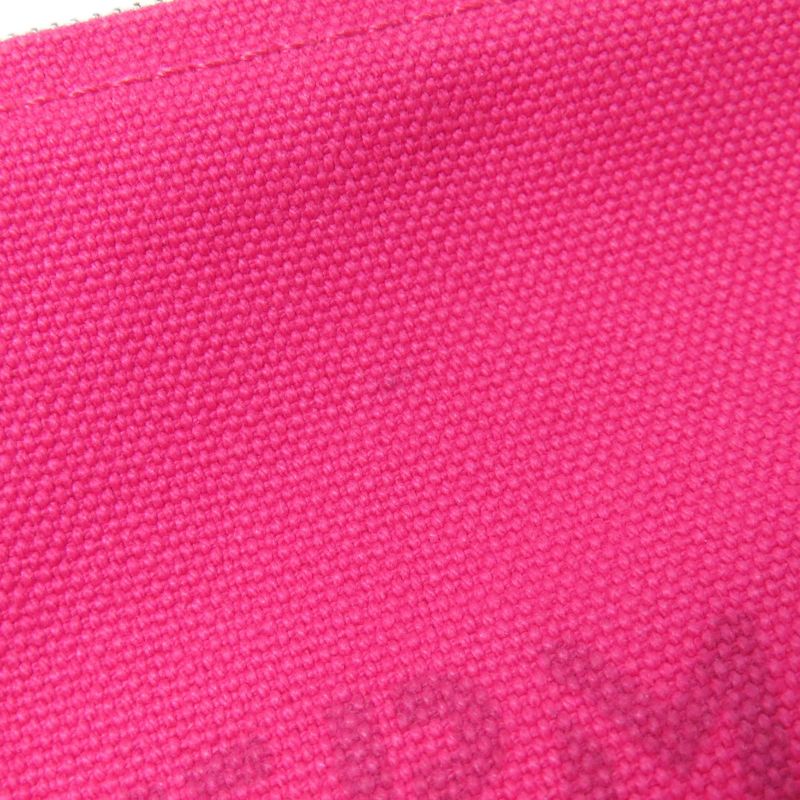 Hermes Logo Accessory Pouch Canvas Women