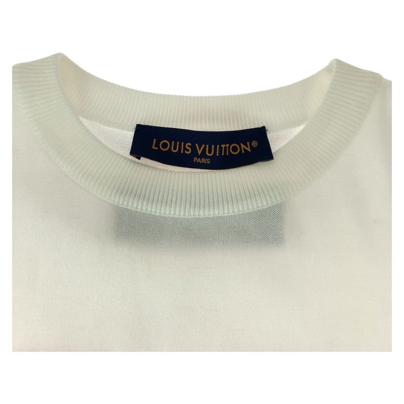 Louis Vuitton LVM Size S White Multicolor Hpn15wha0 Rm232m Short Sleeve T-shirt