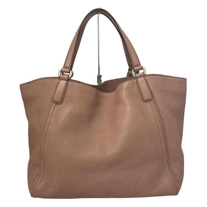 Gucci Tote Bag Soho Cellarius 282309 Pink Beige Leather
