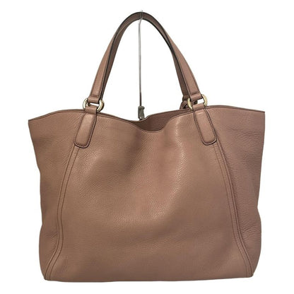 Gucci Tote Bag Soho Cellarius 282309 Pink Beige Leather