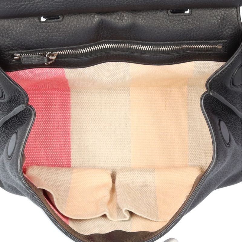 Gucci Daily Bamboo Shoulder Bag Leather 370831 Black Ladies Gucci  Gucci