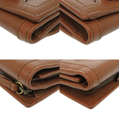 Gucci Diana Medium 658633 Leather Bamboo Brown Trifold Wallet 0028 Gucci