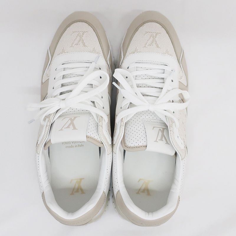 Louis Vuitton Runaway Sneakers - 1ahso4 Monogram Beige Notation Size