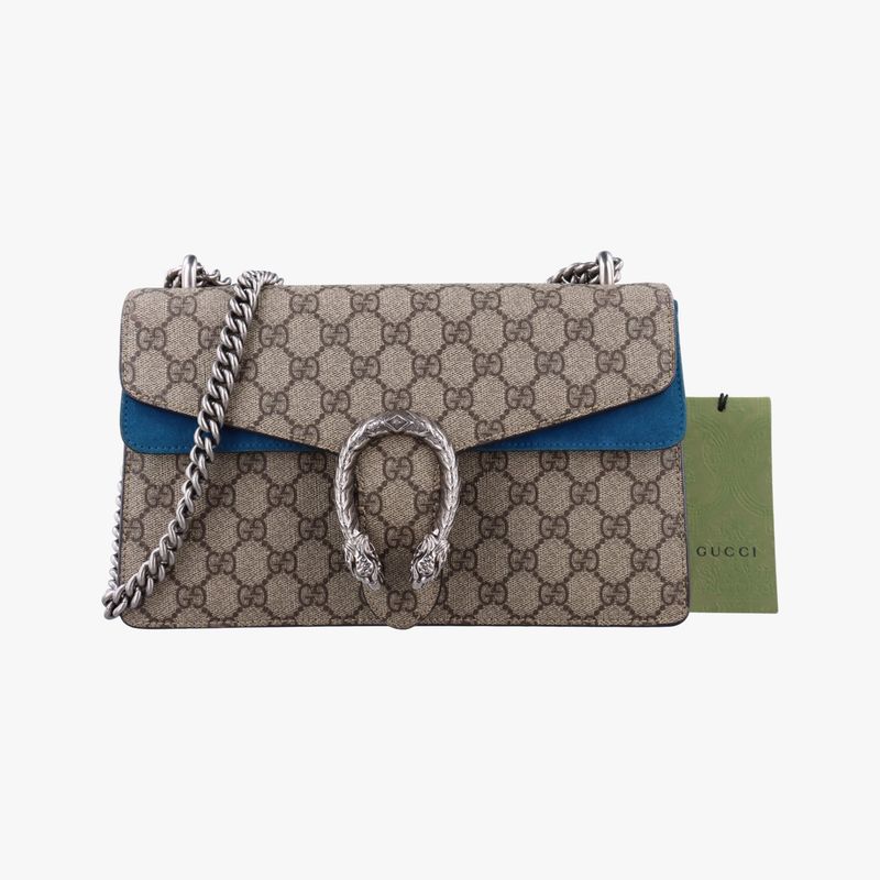 Gucci Dionysus Beige And Blue PVC Coated Canvas And Leather 400249c019790610