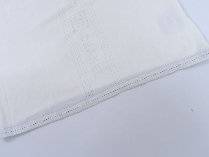 Authentic Chanel Coco Mark Logo Camisole Top 40 Cotton White Women's Clothing