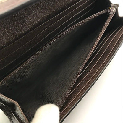 Gucci Ophidia GG Continental Wallet Leather Brown