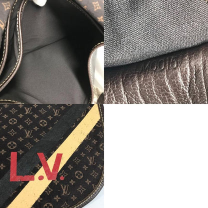 Louis Vuitton Shoulder Bag Aman M40021 Monogram Mini Lin Canvas Brown