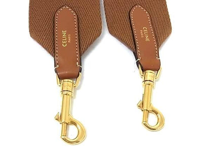 Shoulder Strap For Celine Canvas Bag Shoulder Strap Women Brown Fq2188