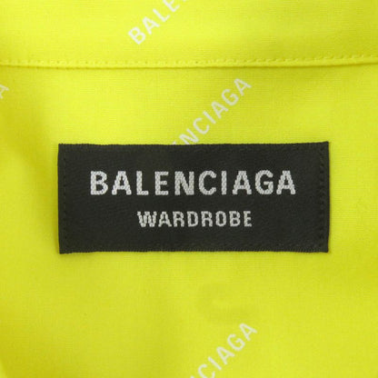 Balenciaga Wardrobe 21SS 534333 ALL OVER LOGO Shirt 100% Cotton All Over Logo