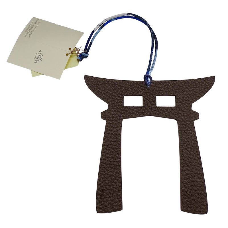 Hermes Charm Petite Ash Torii Ladies Men's Brand Vaux Epson Togo Purple Dark