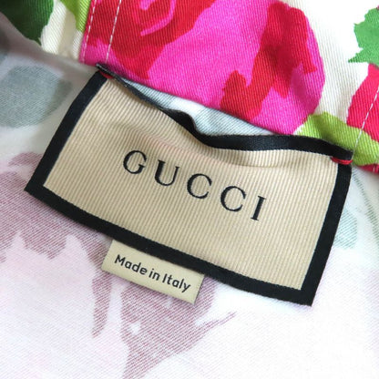 Gucci Ken Scott Gucci Ken Scott 650618 Cotton Rose Print Half Zip Hooded