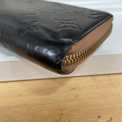Louis Vuitton Monogram Matte Vernis Zippy Wallet A25-1337