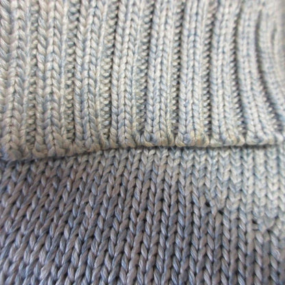 Good Celine Silk Knit Cut and Sewn Size S Light Blue White Women's Used