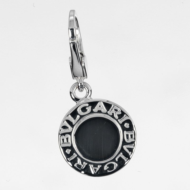 Bvlgari Bulgari 18kwhite Gold × Lapis Lazuli Ladies 3.5g Pendant Top