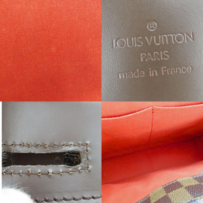 Louis Vuitton Shoulder Bag Broadway N42270 Damier Ebène Brown Gold Hardware