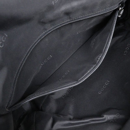 Gucci Backpack 019.0302 Nylon Canvas Black Unisex Backpack/daypack