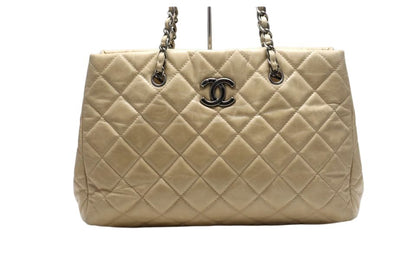 Chanel Quilted Leather Chain Shoulder Bag